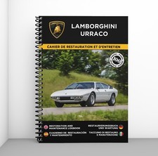 LAMBORGHINI URRACO - Cahier de Restauration - Personnalisation gratuite !