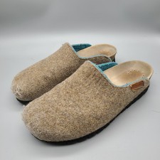 Mobils by Mephisto Nature Is Future Thea Beige Wool Slippers Shoes EU 40 US 10