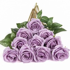 Lot de 10 Roses artificielles