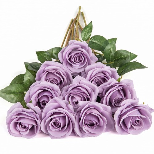 Lot roses artificielles - lot, 10