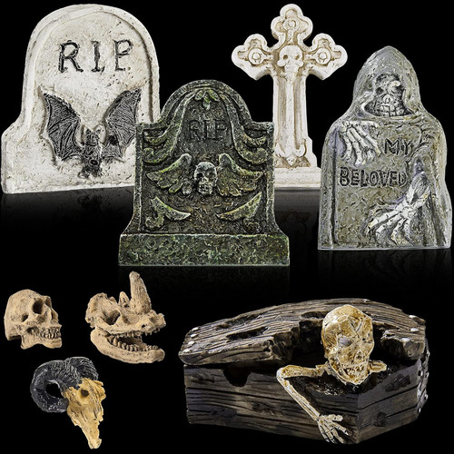 Gothic fish tank decor - gothic,
