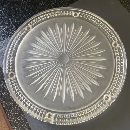 Dessous plat verre - plat, pressé