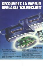 ADVERTISEMENT advertising 1982 MOULINEX the steam iron VARIOJET