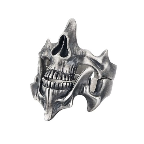 Bague tete mort chevaliere - mort,