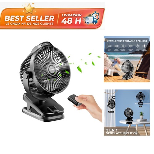 Mini ventilateur usb pince - mini,