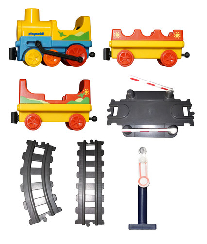 Playmobil 123 train - chemin, de