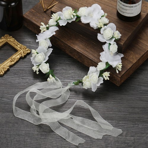 Femme diadème fleurs 3d - fleurs,
