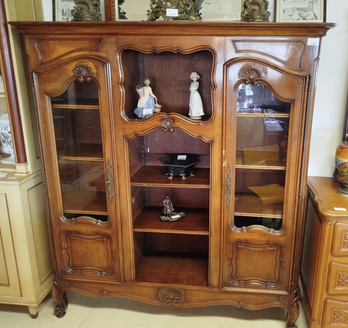 Vitrine bois merisier - bois,