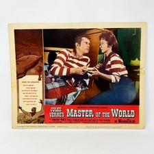 1961 Master Of The World Original Movie Lobby Card No.2 Jules Vernes Vince Price