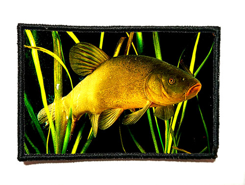 Patch morale 5x8cm peche - patch,