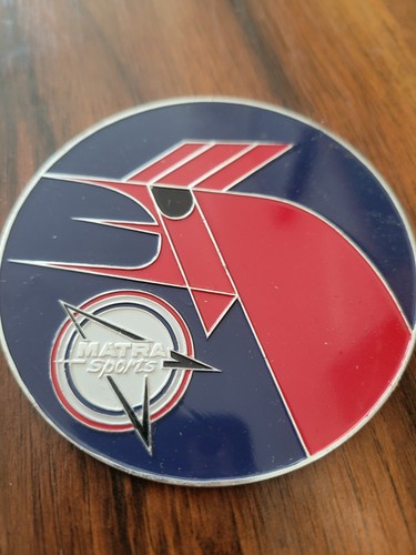Matra sport plaque - matra, monogramme