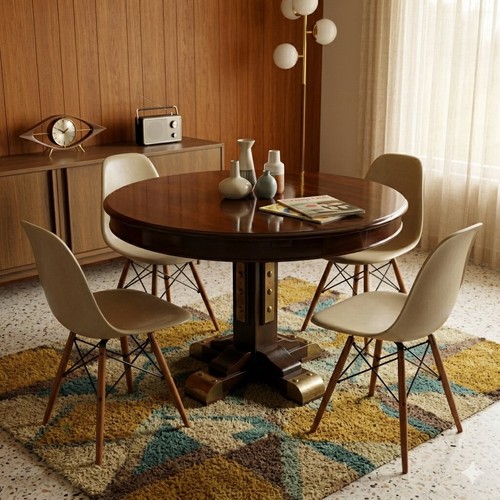 Table acajou italie - table,