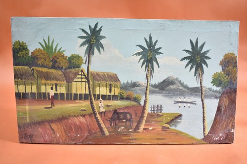 Peintures huiles sur - , toile