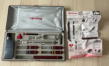 VINTAGE Boite Coffret ROTRING  Isograph Made in GERMANY Stylo Feutre Compas 1615