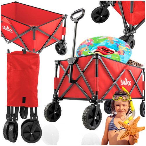 Chariot plage pliable 100kg - plage,