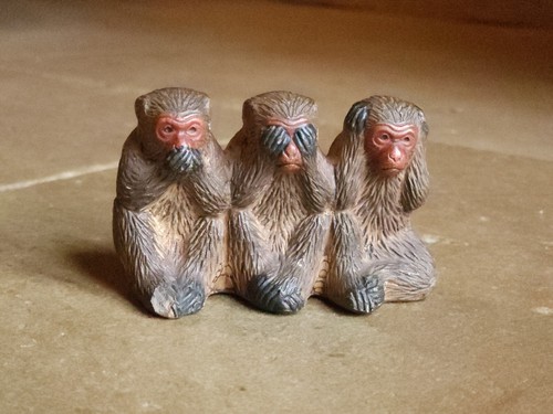 Singe sagesse terre cuite - terre,