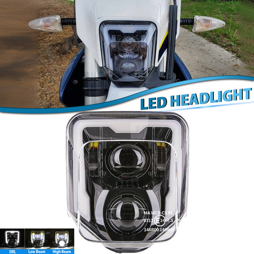 Front led headlight - front,