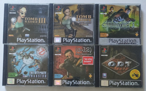 Lot jeux ps1 complets pal - lot,