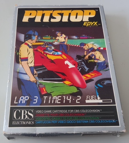 Jeu colecovision pitstop - jeu, en