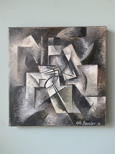 Huiles sur toile cubisme - toile, :