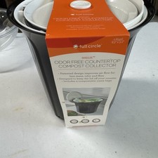 Full Circle Breeze Odor Free Countertop Compost Collector