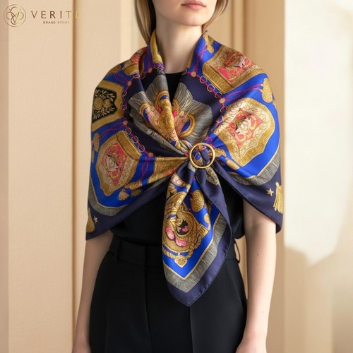 Rare vintage foulard soie - vintage,