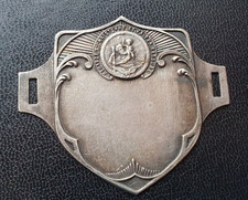 Antique "Saint Christopher" Motorcycle Lucky Charm