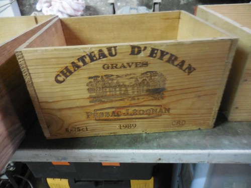 Caisse vin bois vide - en,