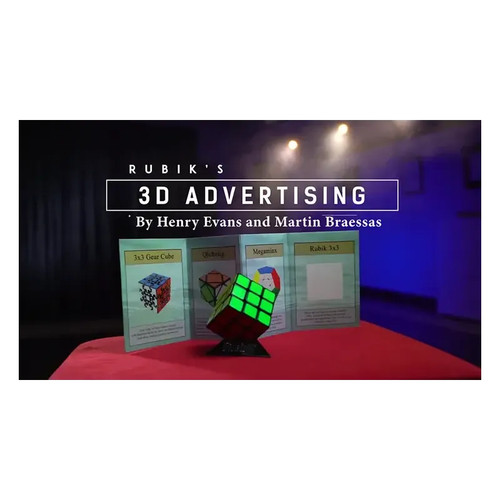 Rubik cube advertising - cube,