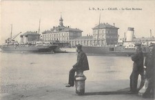 CPA 62 CALAIS LA GARE MARITIME