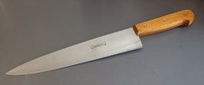 OLD KITCHEN KNIFE, BUTCHER, SABATIER, THIERS, XXth century, wood handle.