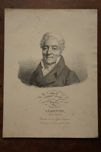 Lemontey lyon portrait litho - ,