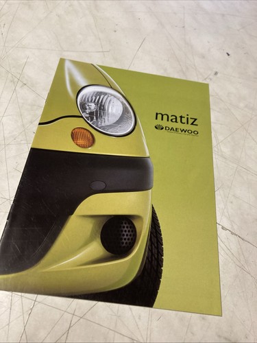 Daewoo matiz 2001 prospectus - daewoo,