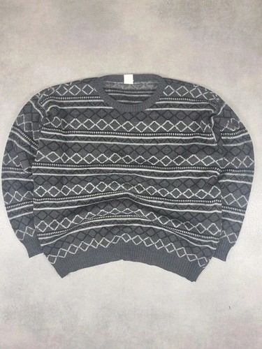 Pull maille vintage motif - maille,