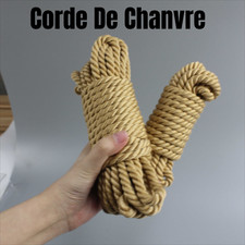 5/10M Corde De Chanvre Harnais Du Corps Retenue Pour Adulte Bondage Esclave BDSM