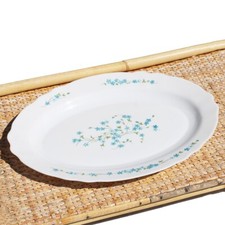 Oval dish 35 cm in Arcopal / model Veronica / Myosotis