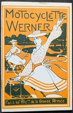 REPRODUCTION CATALOGUE WERNER 1903 (Motocyclettiste)