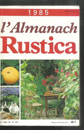 Almanach rustica 1985 - almanach,