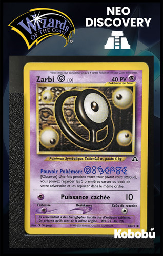 Carte pokémon zarbi 75 - pokémon,