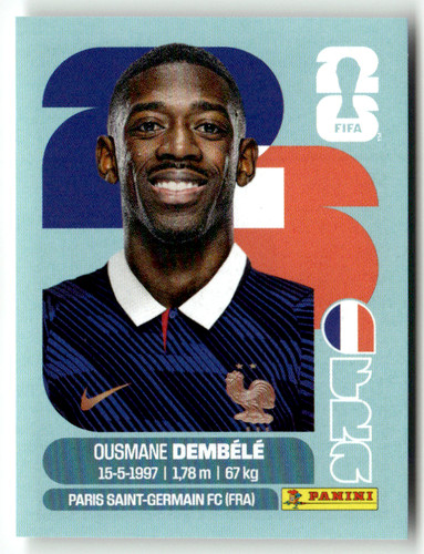 Panini 2026 coupe monde - 2026, du