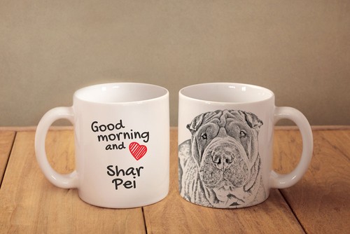 Shar pei tasse en céramique - -,