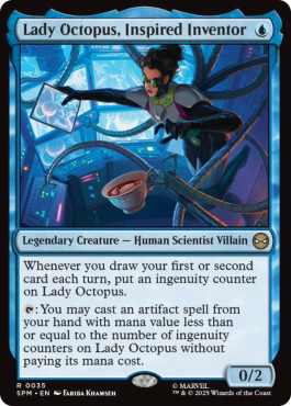Magic mtg lady - lady, octopus