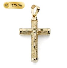 Pendentif Or 9K 375 MLS. Croix