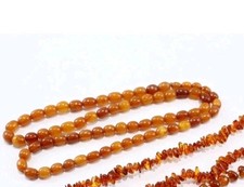 Natural  amber egg, cognac