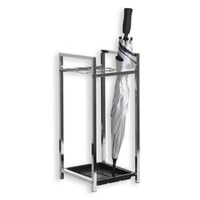 Porte-parapluies chromé, neuf