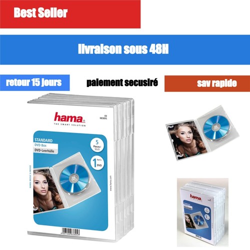 Boîtiers dvd transparents - boîtiers,