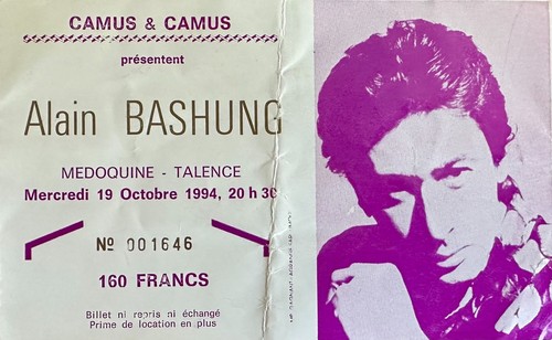 Alain bashung billet - alain, –
