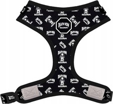 Harnais chien réglable maille respirante réfléchissant boucle noir XL