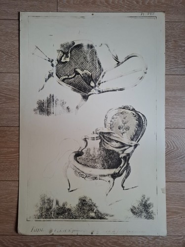 Panneau métal vintage diderot - panneau,