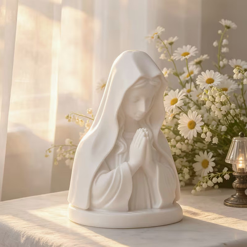 Buste statuette vierge marie - buste,statuette,